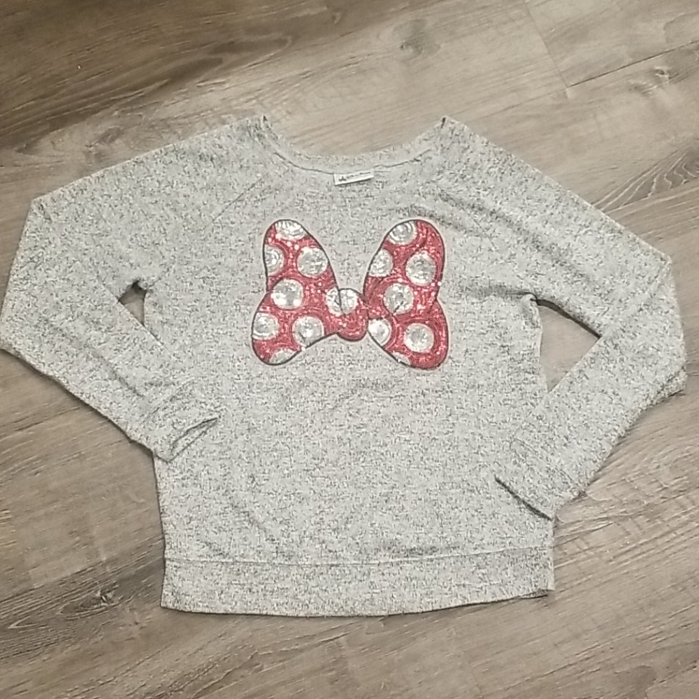 Disney Sequin Bow Sweater/Sweatshirt